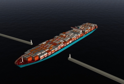 Symulator nawigacyjno-manewrowy z nowym modelem statku