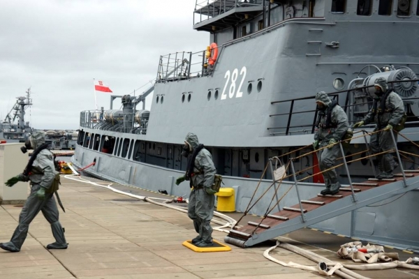 Ćwiczenia Ostrobok 16: skażony okręt