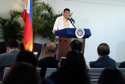 Prezydent Filipin: sztuczne wyspy chińskie nie są poważnym problemem