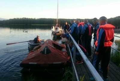 Szkolenie łodziowe podchorążych Akademii Marynarki Wojennej