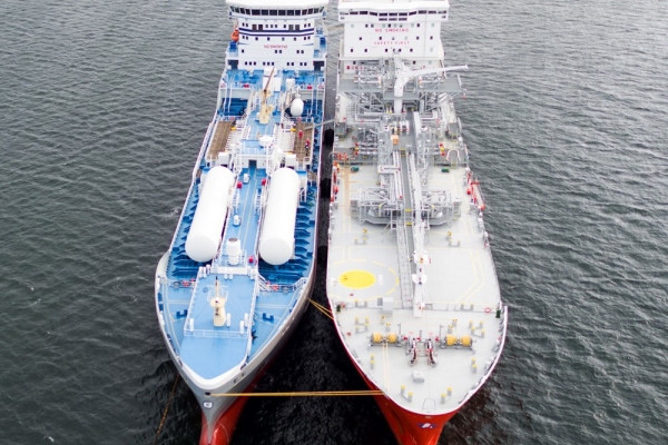 Historyczny moment w szwedzkim porcie