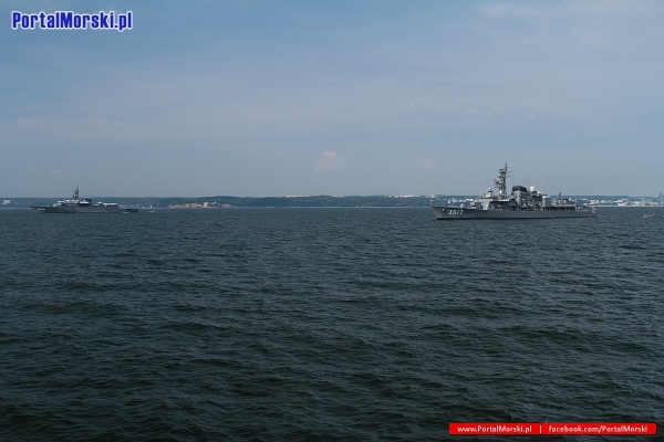 Wizyta flotylli z Japonii w Gdyni