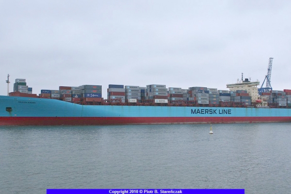 Kolejny kontenerowiec Maersk w Gdańsku