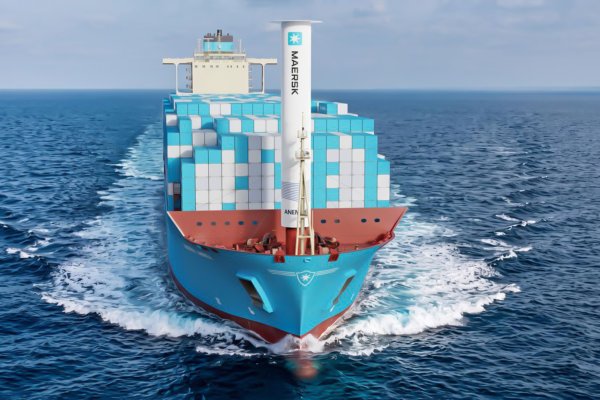 Maersk zainstaluje pierwszy obrotowy żagiel na swoim kontenerowcu