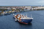 Do Świnoujścia dotarła pierwsza dostawa monopali dla projektu BC-Wind