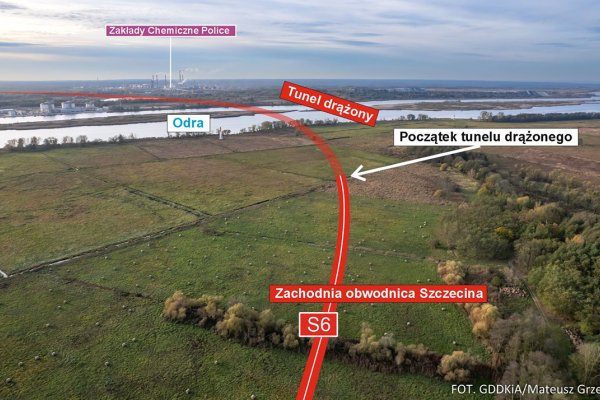 Jest zgoda na drążenie tunelu pod Odrą