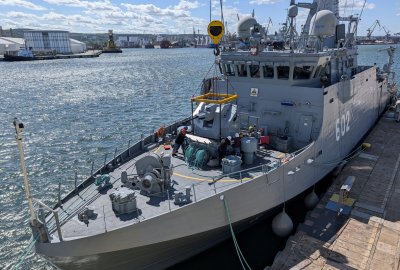 ORP Albatros otrzymał docelowy system artyleryjski OSU-35K