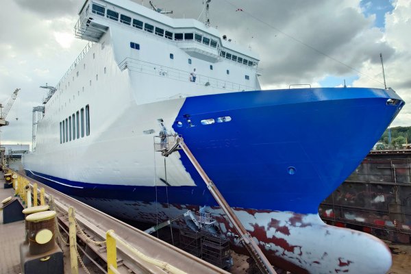 Galileusz w Stoczni Gryfia. Kolejny prom w barwach POLSCA Baltic Ferries