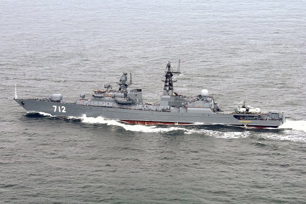 Rosyjski okręt wojenny otworzył ogień podczas ćwiczeń nieopodal Plymouth...