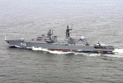 Rosyjski okręt wojenny otworzył ogień podczas ćwiczeń nieopodal Plymouth...