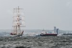 Pogoria wypłynęła w kolejny rejs pod żaglem 100-lecia Gdyni