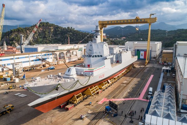 Fincantieri przekazała Marynarce Wojennej okręt patrolowy Domenico Mille...