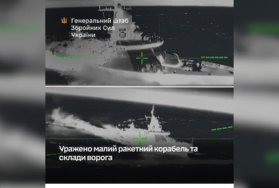 Ukraina uderzyła w rosyjskie cele i okręt wojenny na Morzu Kaspijskim