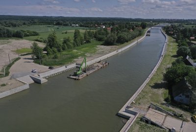 Jest umowa na drugą część robót pogłębiarskich na rzece Elbląg