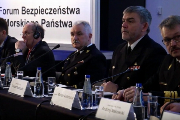 O bezpieczeństwie morskim Polski w Warszawie [VIDEO]
